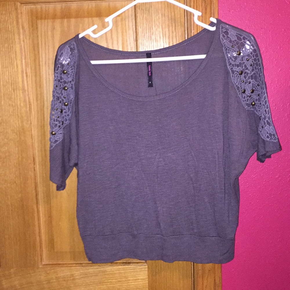 Cropped, off the shoulder top